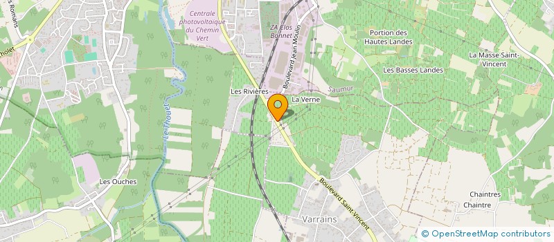 localisation de l'entreprise MONSIEUR JACQUES JOUFFRIAULT  VARRAINS