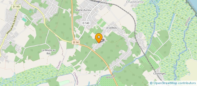 localisation de l'entreprise MONSIEUR JACQUES JOUINOT  CHAILLEVETTE