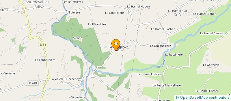 localisation de l'entreprise MONSIEUR JACQUES JOULAN à PERCY-EN-NORMANDIE