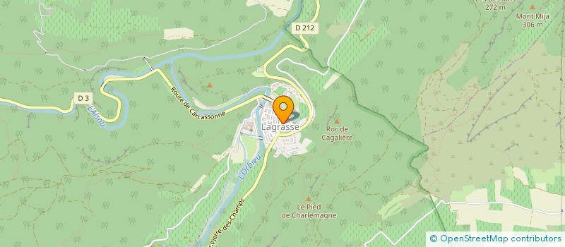 localisation de l'entreprise MONSIEUR JACQUES JOULE  LAGRASSE