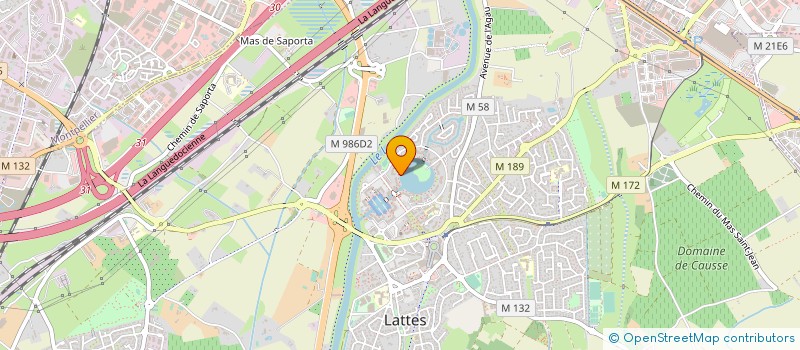 localisation de l'entreprise MONSIEUR JACQUES JOURDAN à LATTES