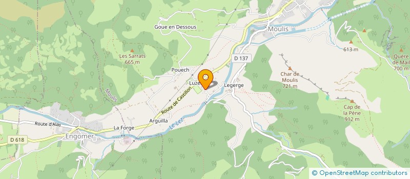 localisation de l'entreprise MONSIEUR JACQUES JUFRE à MOULIS