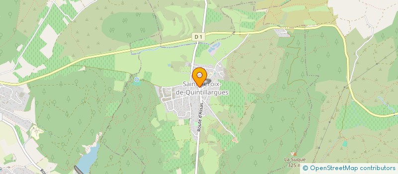 localisation de l'entreprise MONSIEUR JACQUES JULIEN  SAINTE-CROIX-DE-QUINTILLARGUES