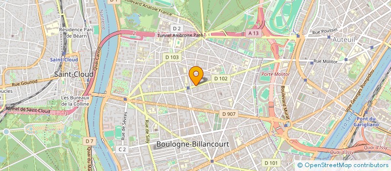 localisation de l'entreprise MONSIEUR JACQUES KARASSOULOFF à BOULOGNE-BILLANCOURT