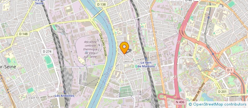 localisation de l'entreprise MONSIEUR JACQUES KASSARDJIAN  ALFORTVILLE