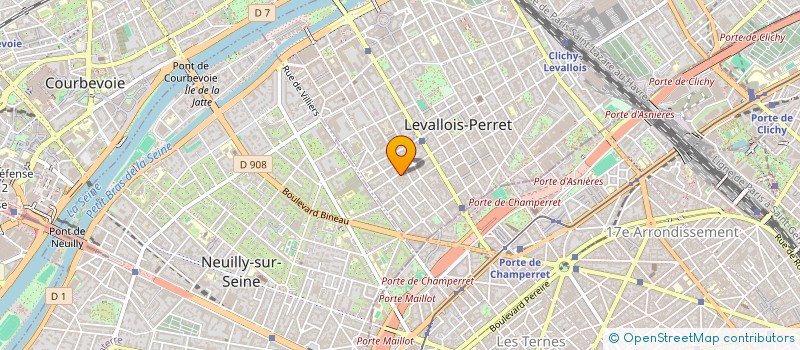 localisation de l'entreprise MONSIEUR JACQUES KATALAY MBULIMA à LEVALLOIS-PERRET