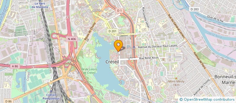 localisation de l'entreprise MONSIEUR JACQUES KAYES  CRETEIL