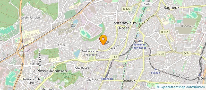 localisation de l'entreprise MONSIEUR JACQUES KAYSER à FONTENAY-AUX-ROSES