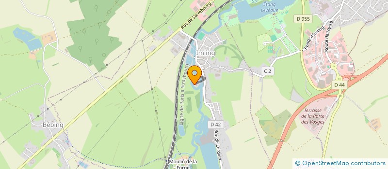 localisation de l'entreprise MONSIEUR JACQUES KEIME  IMLING