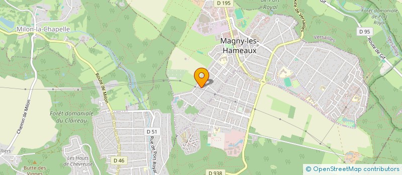 localisation de l'entreprise MONSIEUR JACQUES KERIGNARD  MAGNY-LES-HAMEAUX