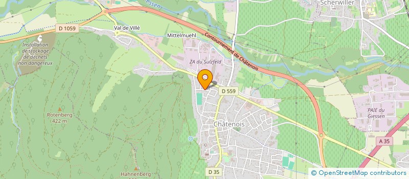 localisation de l'entreprise MONSIEUR JACQUES KIEFER  LA VANCELLE