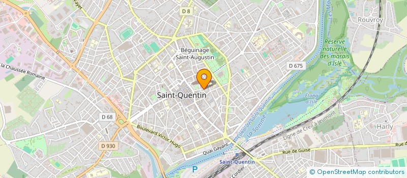 localisation de l'entreprise MONSIEUR JACQUES KIEFFER à SAINT-QUENTIN