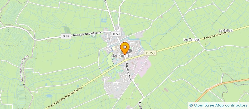 localisation de l'entreprise MONSIEUR JACQUES KIRIE  LE PERRIER