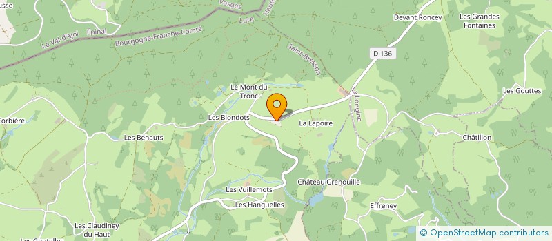 localisation de l'entreprise MONSIEUR JACQUES KLOPFENSTEIN à SAINT-BRESSON