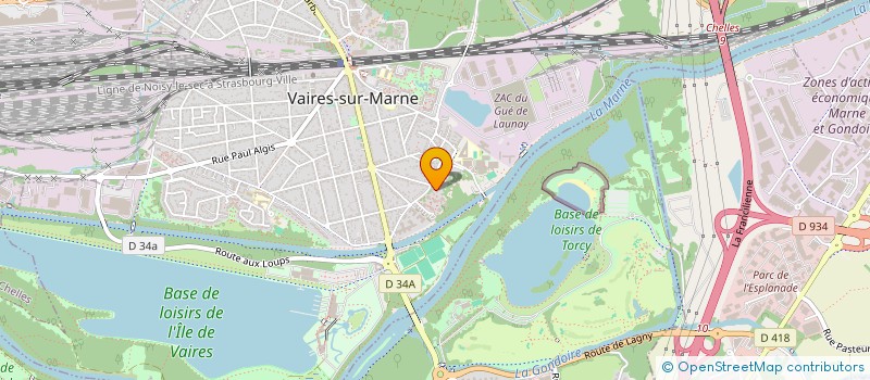 localisation de l'entreprise MONSIEUR JACQUES KONATE  VAIRES-SUR-MARNE