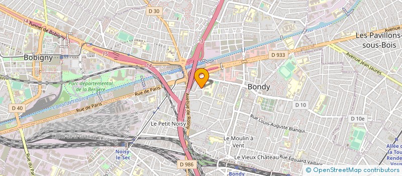 localisation de l'entreprise MONSIEUR JACQUES KOUDAKOFF  AULNAY SOUS BOIS