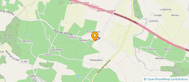 localisation de l'entreprise MONSIEUR JACQUES L ABBE  SAMAZAN