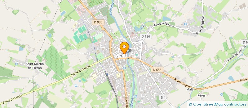 localisation de l'entreprise MONSIEUR JACQUES LABADIE  NERAC