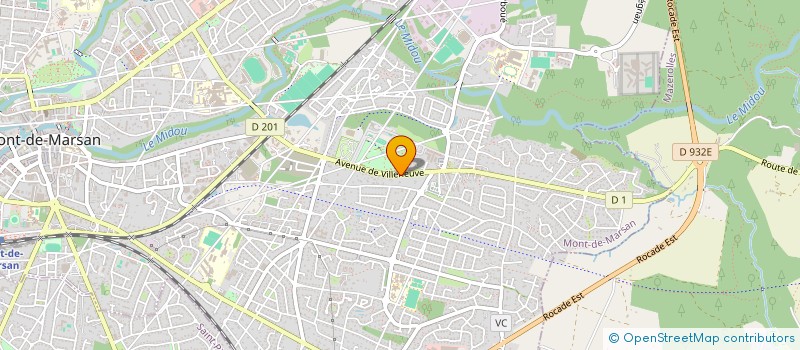 localisation de l'entreprise MONSIEUR JACQUES LABARTHE  MONT-DE-MARSAN