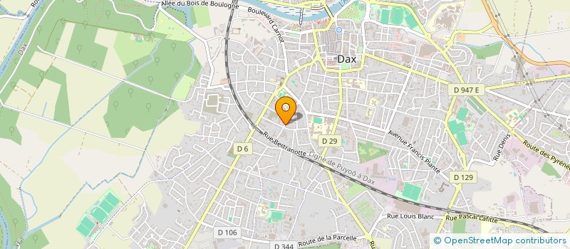 localisation de l'entreprise MONSIEUR JACQUES LABAT-LABOURDETTE  DAX