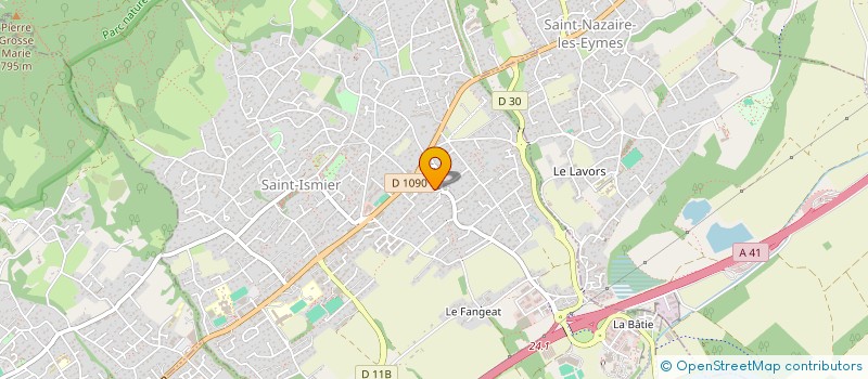 localisation de l'entreprise MONSIEUR JACQUES LABEYE  SAINT-ISMIER