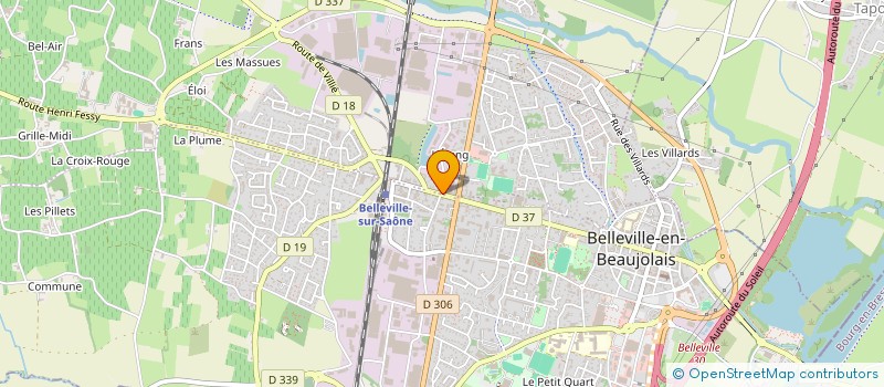 localisation de l'entreprise MONSIEUR JACQUES LABIT  BELLEVILLE-EN-BEAUJOLAIS