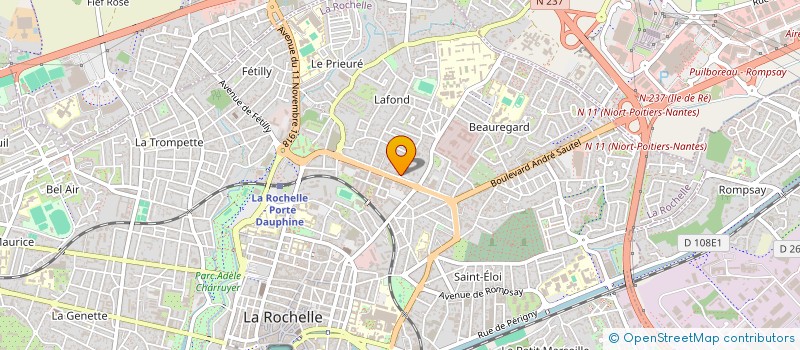 localisation de l'entreprise MONSIEUR JACQUES LACOMBE  LA ROCHELLE