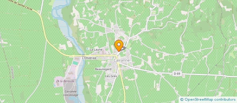 localisation de l'entreprise MONSIEUR JACQUES LACOTTE  CAIRANNE