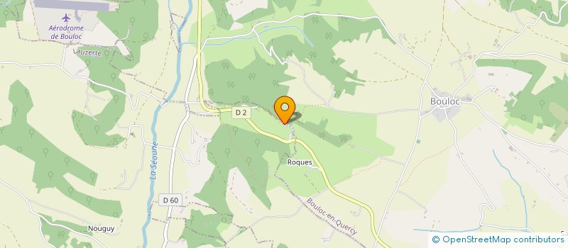 localisation de l'entreprise MONSIEUR JACQUES LACROIX  CAZES-MONDENARD