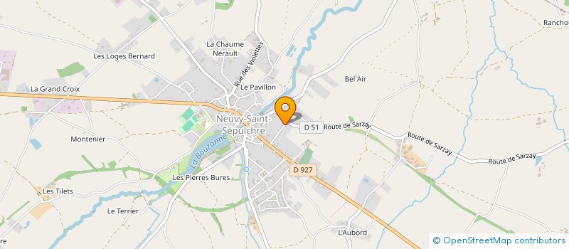 localisation de l'entreprise MONSIEUR JACQUES LACROIX à NEUVY-SAINT-SEPULCHRE