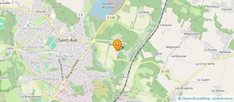 localisation de l'entreprise MONSIEUR JACQUES LADEVEZE  SAINT-AVE