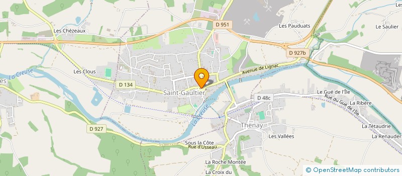 localisation de l'entreprise MONSIEUR JACQUES LAFORET à SAINT-GAULTIER