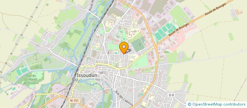 localisation de l'entreprise MONSIEUR JACQUES LAGARDE à ISSOUDUN