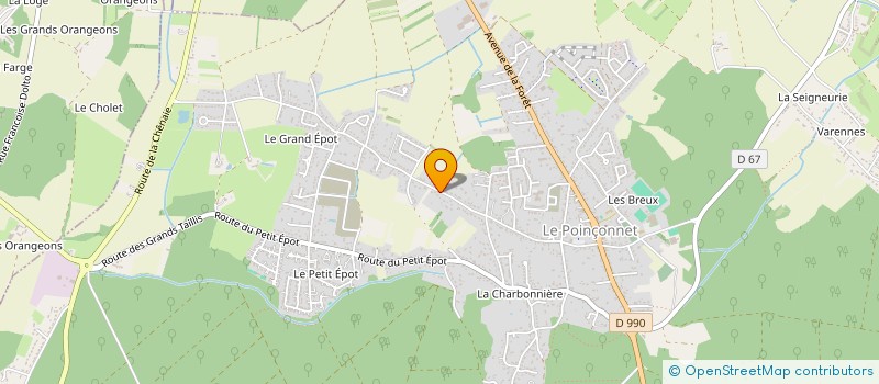 localisation de l'entreprise MONSIEUR JACQUES LAGORSSE à LE POINCONNET