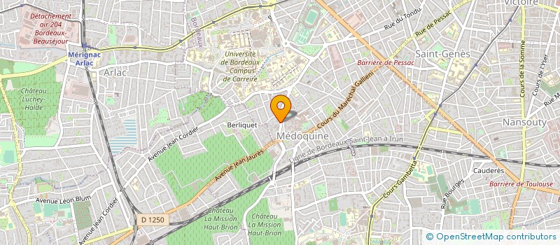 localisation de l'entreprise MONSIEUR JACQUES LAGOUARDE à BORDEAUX