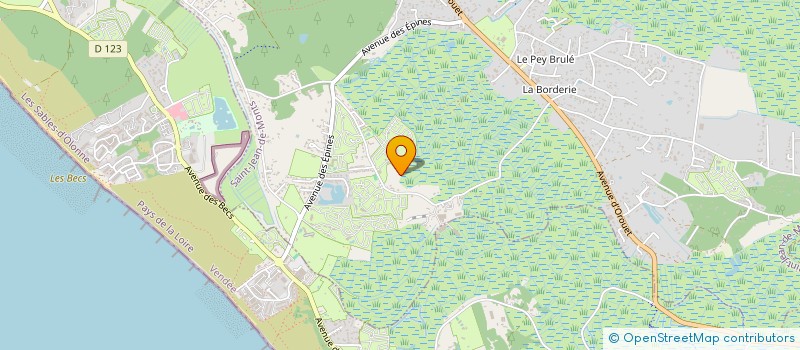 localisation de l'entreprise MONSIEUR JACQUES LAHAYE  SAINT-JEAN-DE-MONTS