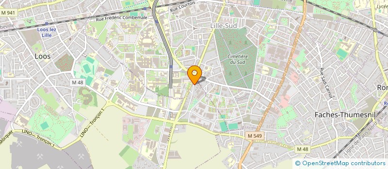 localisation de l'entreprise MONSIEUR JACQUES LAIGLE  LOOS