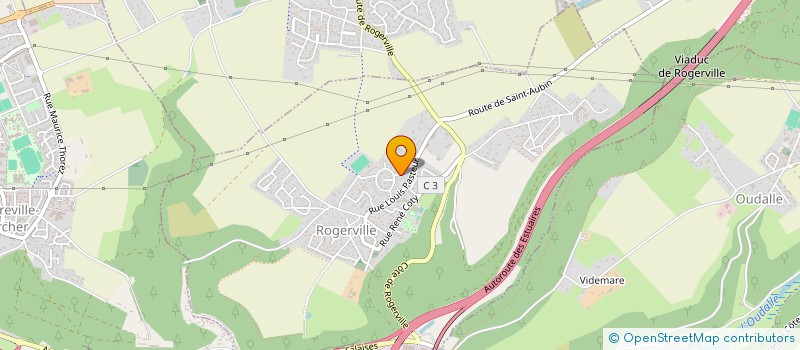 localisation de l'entreprise MONSIEUR JACQUES LAINE  ROGERVILLE