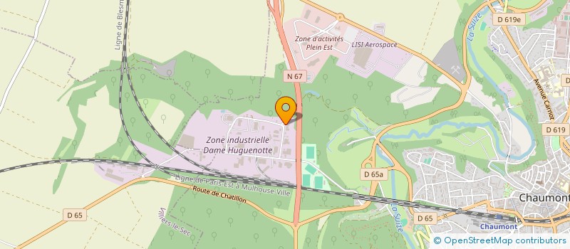 localisation de l'entreprise MONSIEUR JACQUES LALIN à CHAUMONT