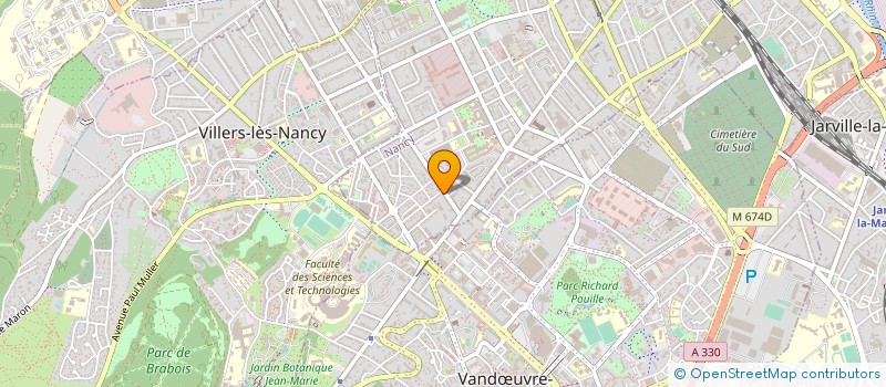 localisation de l'entreprise MONSIEUR JACQUES LALVEE à NANCY