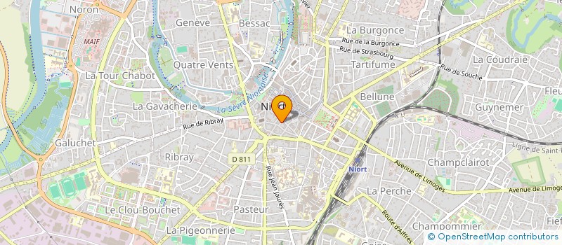 localisation de l'entreprise MONSIEUR JACQUES LAMARQUE à NIORT