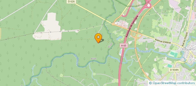 localisation de l'entreprise MONSIEUR JACQUES LAMARRE  ARUE