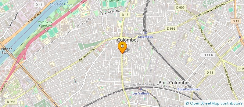 localisation de l'entreprise MONSIEUR JACQUES LAMBLOT à COLOMBES