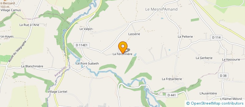 localisation de l'entreprise MONSIEUR JACQUES LAMORT à GAVRAY-SUR-SIENNE