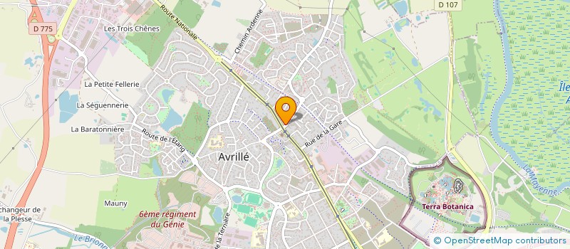 localisation de l'entreprise MONSIEUR JACQUES LAMOUROUX  AVRILLE