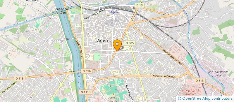 localisation de l'entreprise MONSIEUR JACQUES LANCIAUX  AGEN