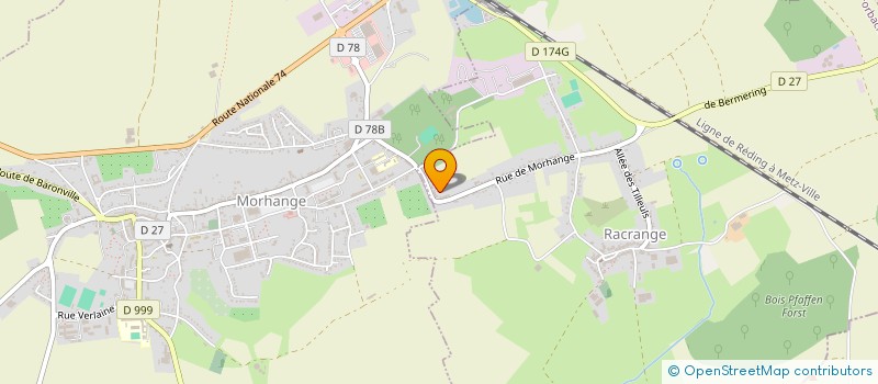 localisation de l'entreprise MONSIEUR JACQUES LANGARD  RACRANGE