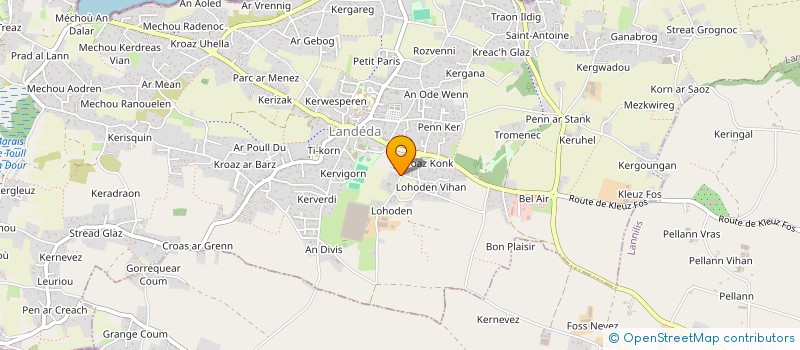 localisation de l'entreprise MONSIEUR JACQUES LAOT  LANDEDA