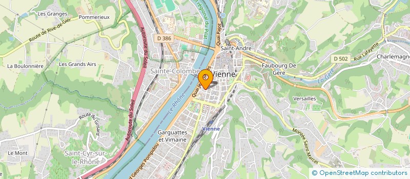 localisation de l'entreprise MONSIEUR JACQUES LAPLACE à VIENNE