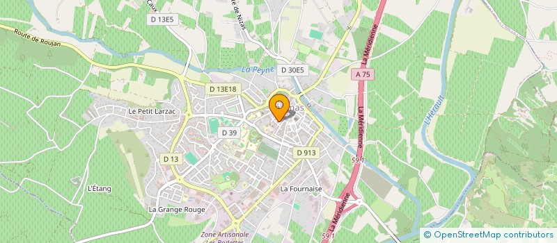 localisation de l'entreprise MONSIEUR JACQUES LAPOINTE à PEZENAS